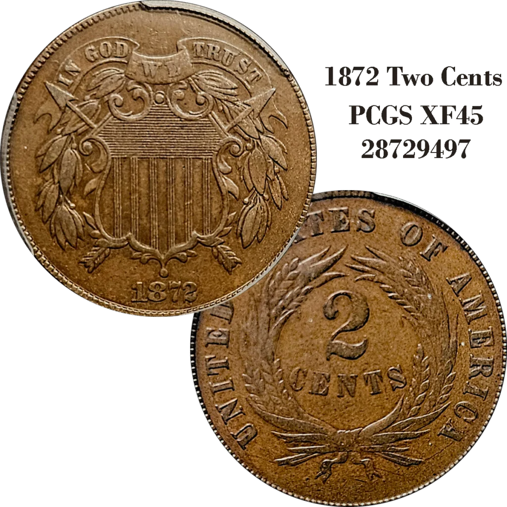 18782 Two Cent Piece, Key Date