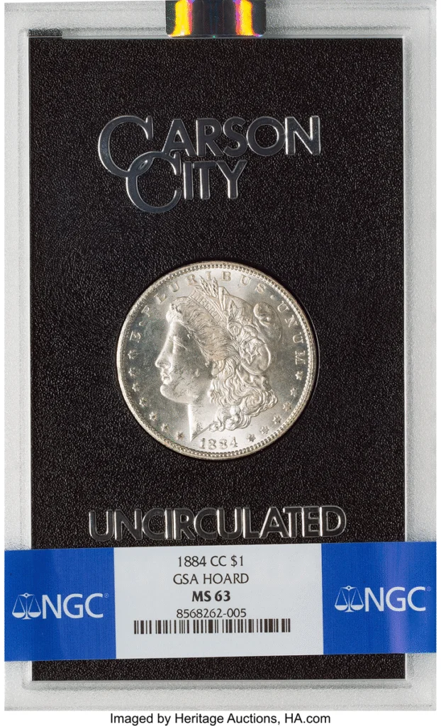 GSA 1884 CC Morgan Silver Dollar