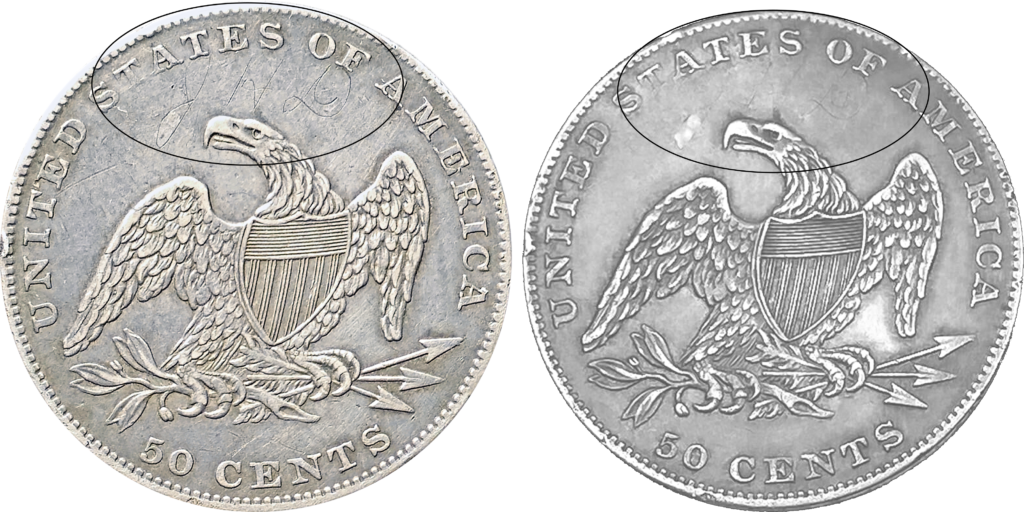 doctored coin photos