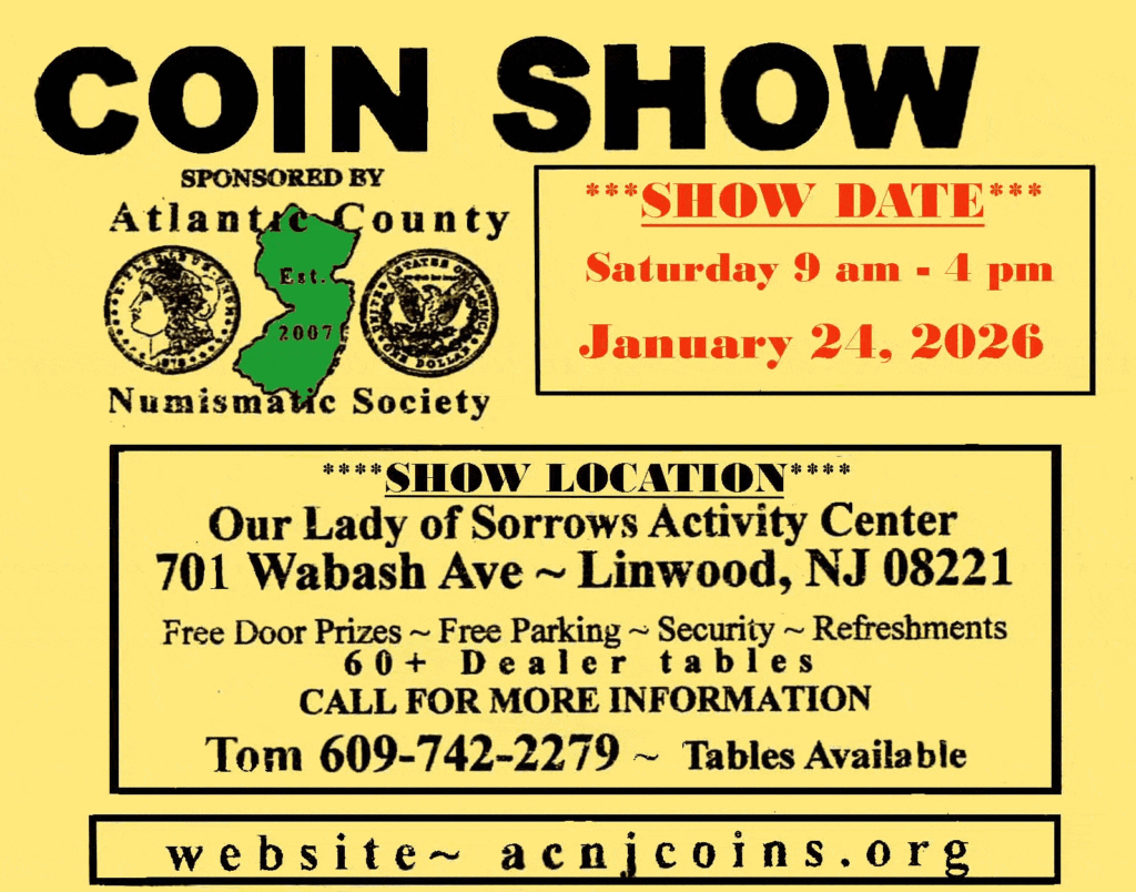 Winter Linwood NJ One Day Show January 14, 2026